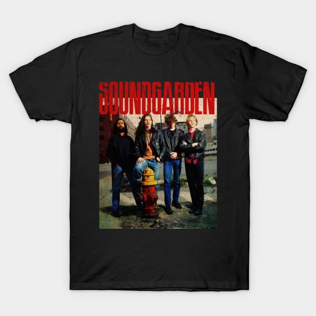 Soundgarden Vintage Posters T-Shirt by Keenan Cloths